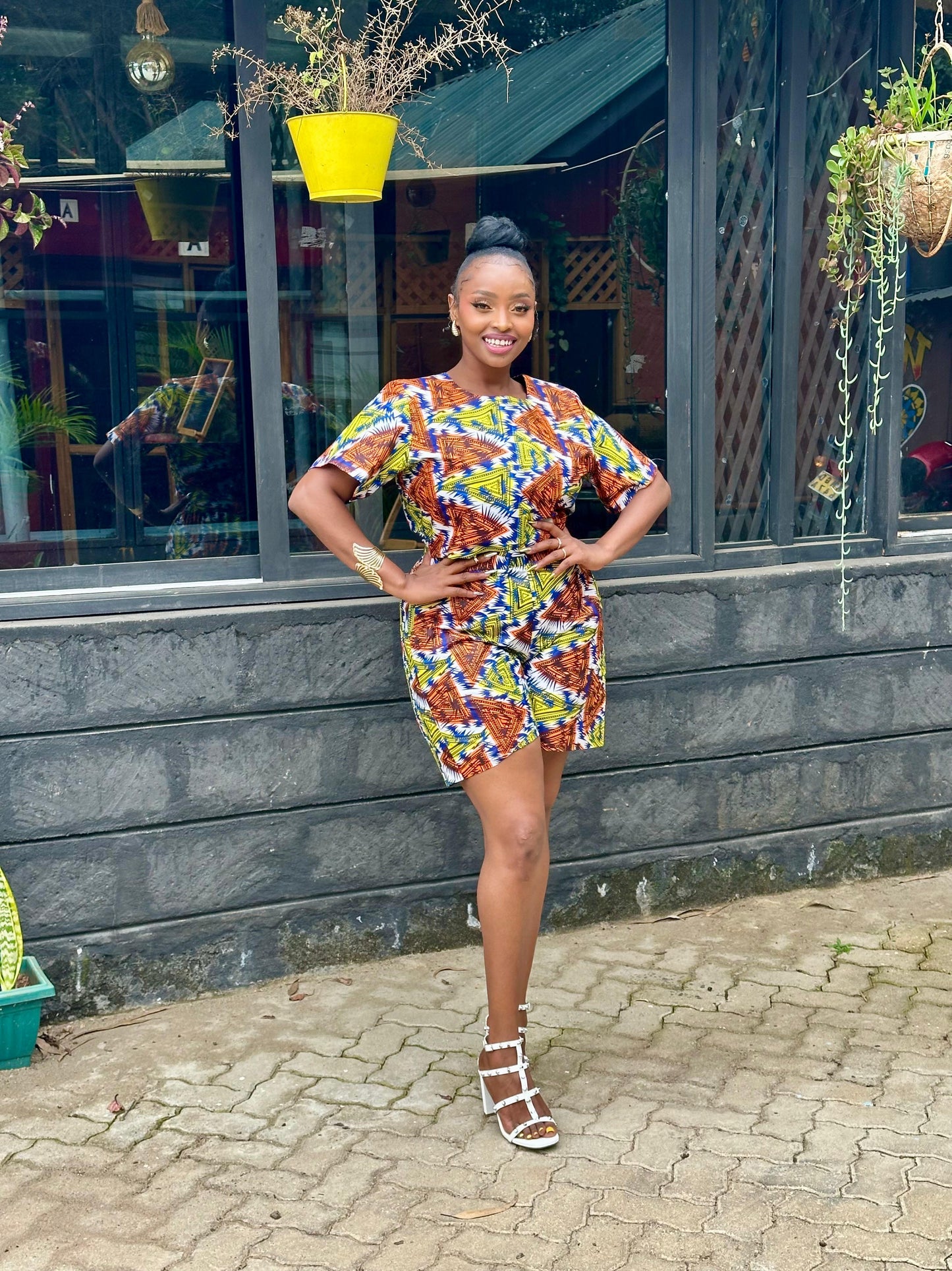 Arya women's African Print Shorts