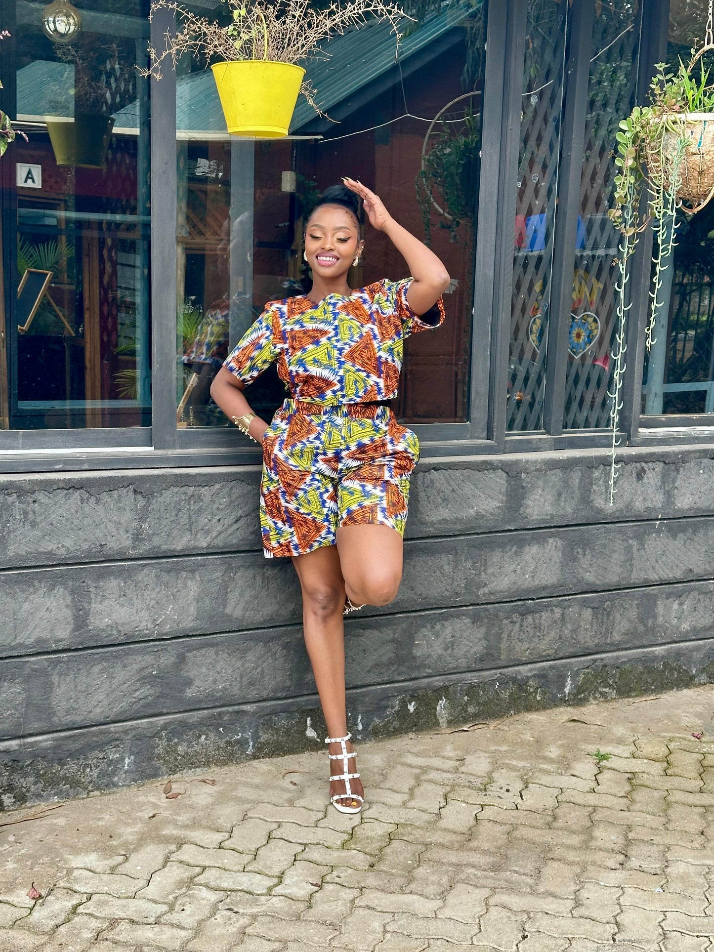 Arya women's African Print Shorts