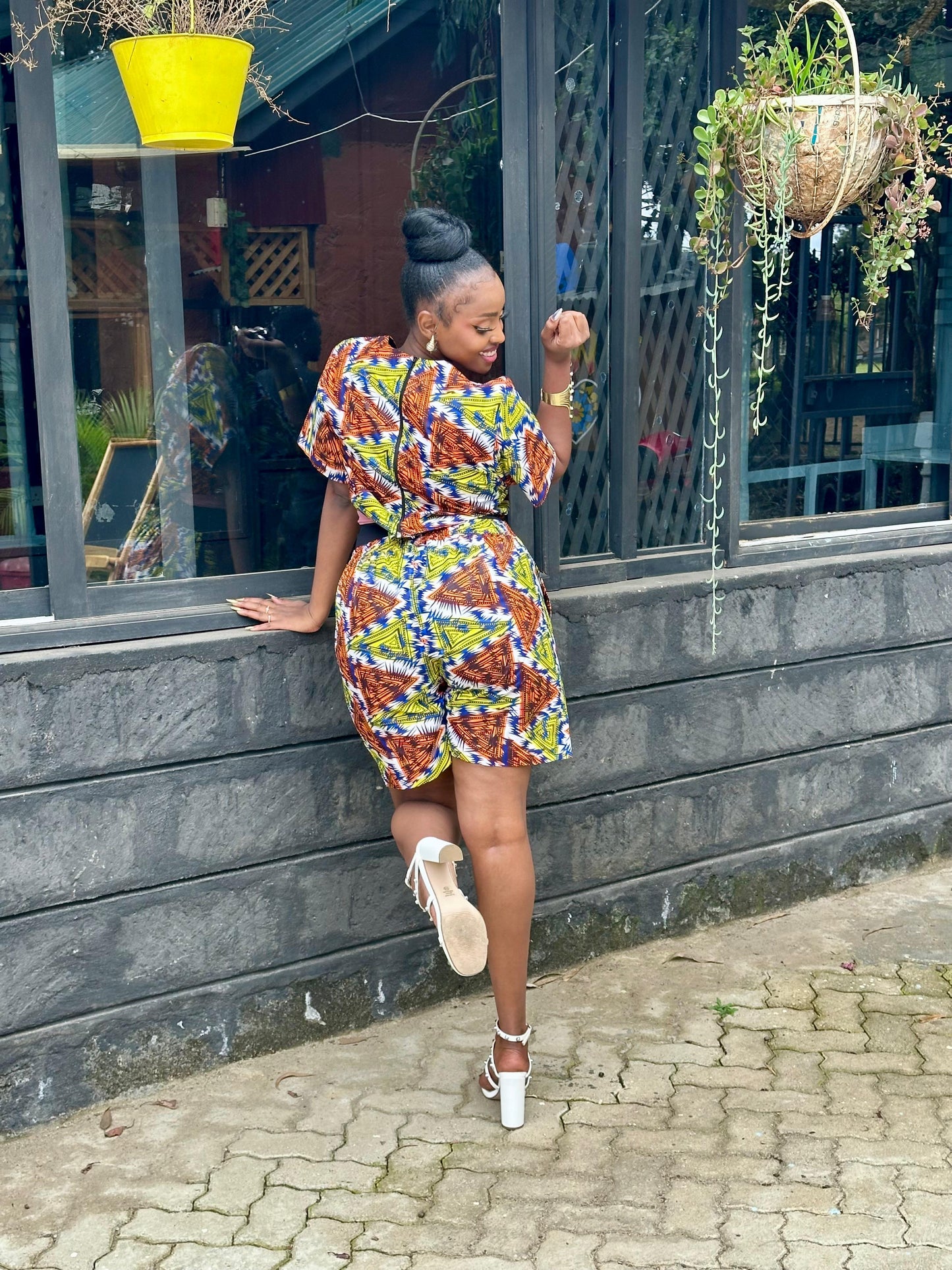 Arya women's African Print Shorts